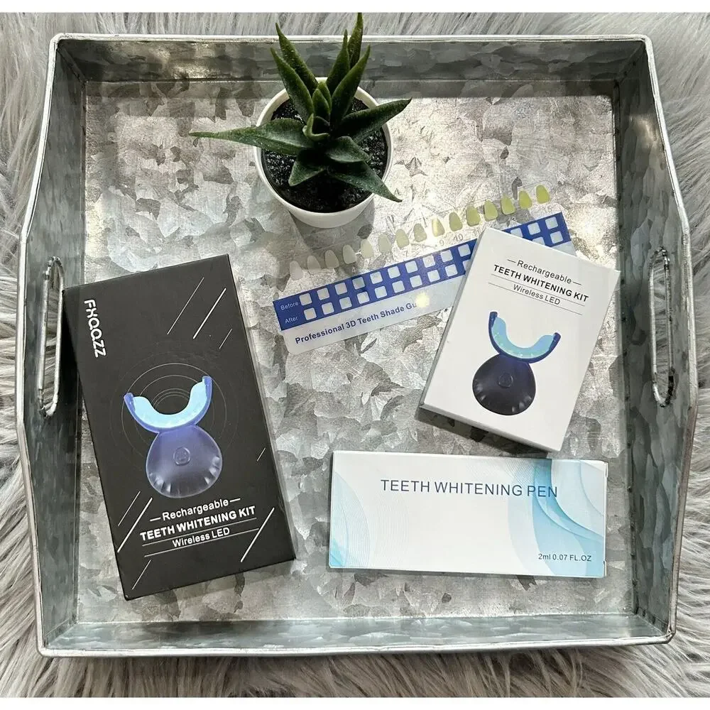 FXQQZZ Rechargeable‎ Teeth Whitening Kit-Wireless LED